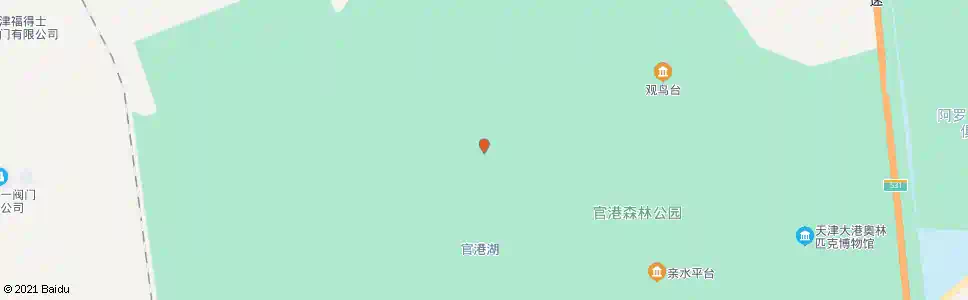 天津官港森林公园_公交站地图_天津公交_妙搜公交查询2025