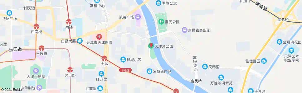 天津舰船公园_公交站地图_天津公交_妙搜公交查询2025