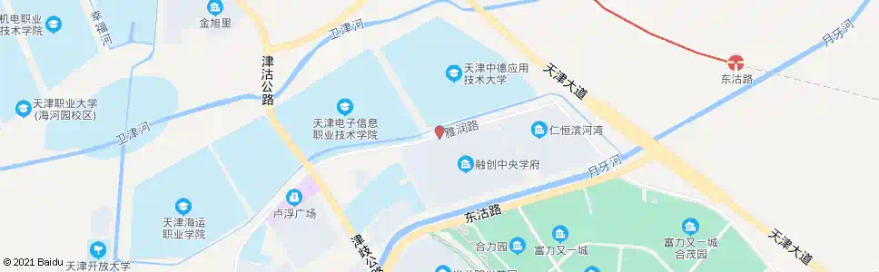 天津知香园_公交站地图_天津公交_妙搜公交查询2025