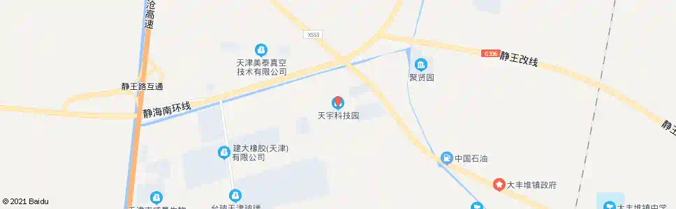天津天宇科技园_公交站地图_天津公交_妙搜公交查询2025
