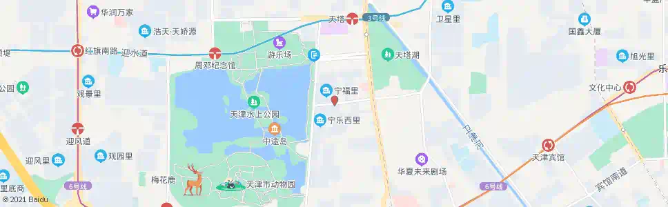 天津宁乐里_公交站地图_天津公交_妙搜公交查询2025