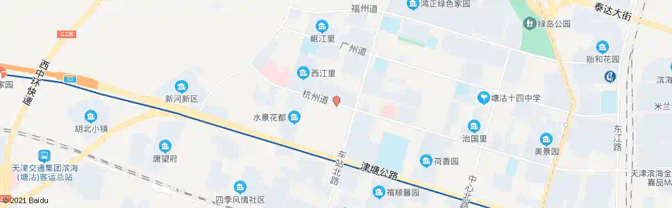 天津珠江小区_公交站地图_天津公交_妙搜公交查询2025