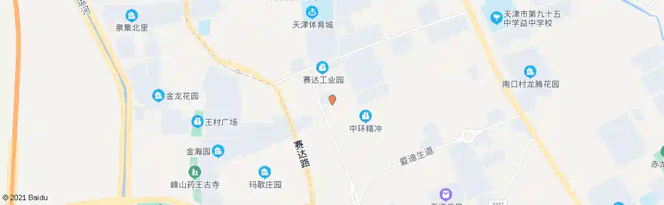 天津西青开发区赛达园_公交站地图_天津公交_妙搜公交查询2025