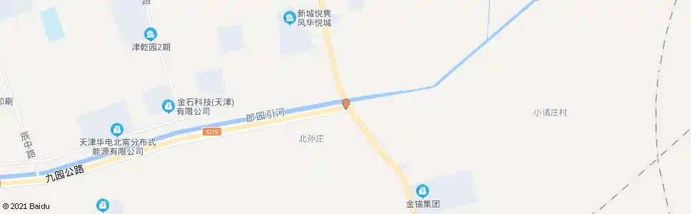 天津九园线津围路口_公交站地图_天津公交_妙搜公交查询2025