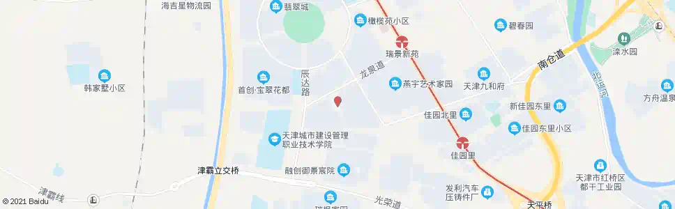 天津瑞贤园_公交站地图_天津公交_妙搜公交查询2025