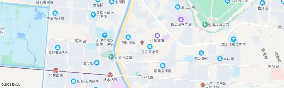 天津光明楼_公交站地图_天津公交_妙搜公交查询2025