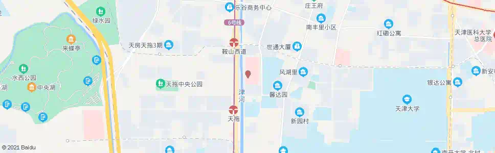 天津传染病医院_公交站地图_天津公交_妙搜公交查询2025