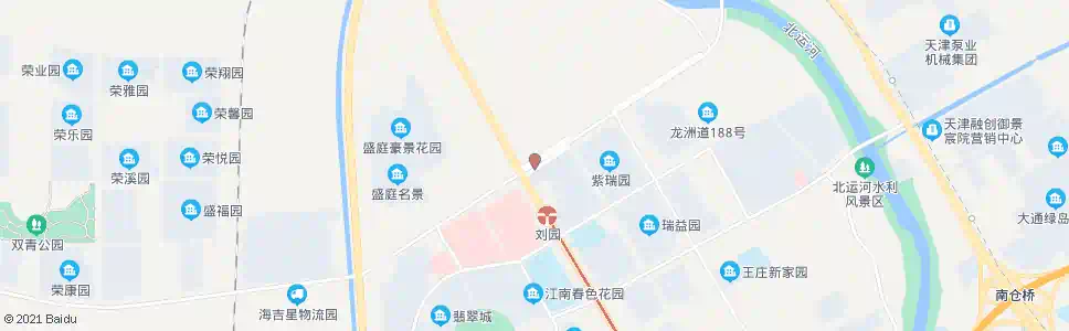 天津刘园苗圃_公交站地图_天津公交_妙搜公交查询2025