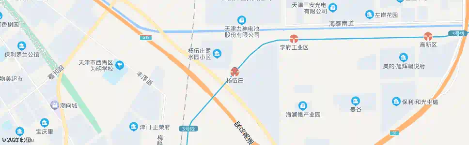 天津杨伍庄站_公交站地图_天津公交_妙搜公交查询2025