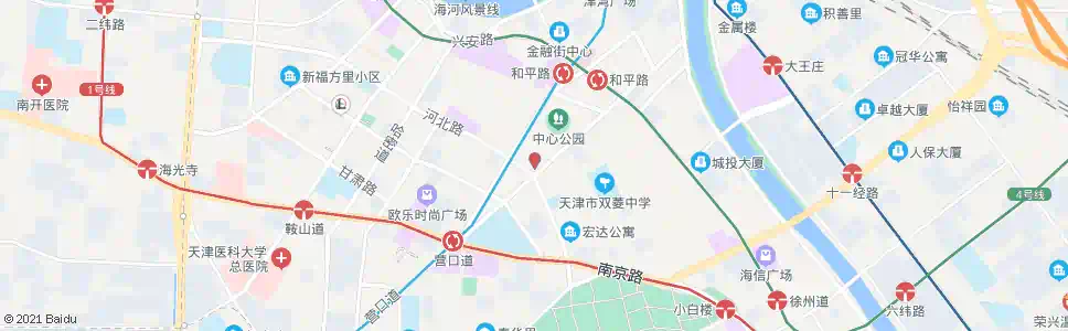 天津南京路(香槟小镇)_公交站地图_天津公交_妙搜公交查询2025