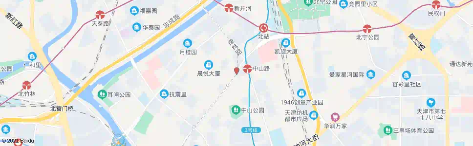 天津辰纬路_公交站地图_天津公交_妙搜公交查询2025