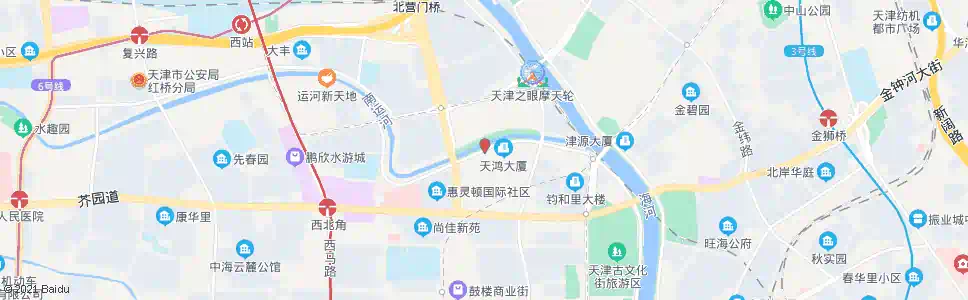 天津金华桥_公交站地图_天津公交_妙搜公交查询2025