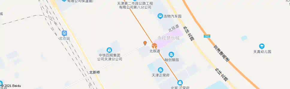 天津交管北辰支队_公交站地图_天津公交_妙搜公交查询2025