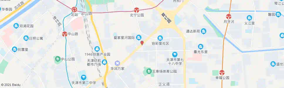 天津王串场四号路_公交站地图_天津公交_妙搜公交查询2025