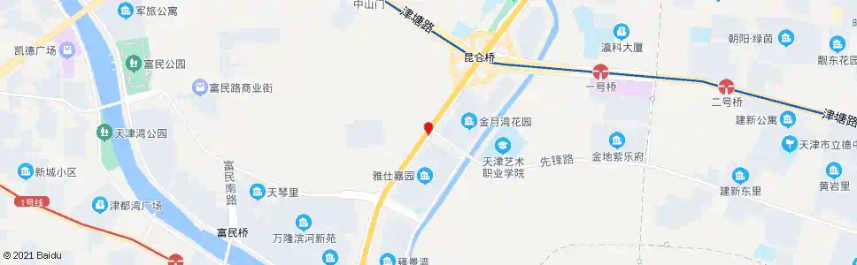 天津金月湾_公交站地图_天津公交_妙搜公交查询2025