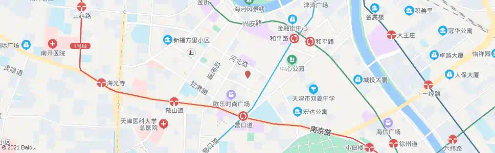 天津滨江道(东)_公交站地图_天津公交_妙搜公交查询2025