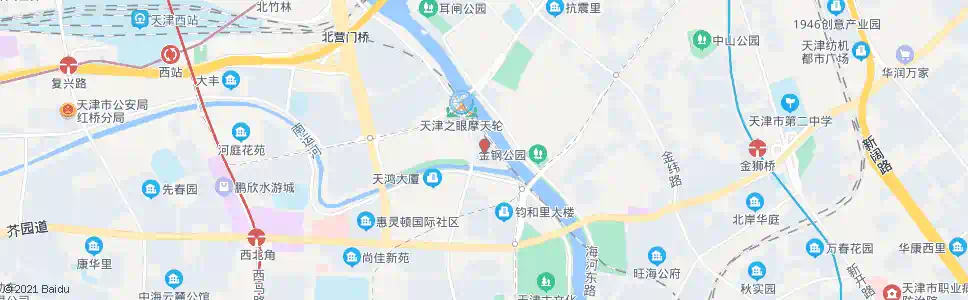 天津少年宫_公交站地图_天津公交_妙搜公交查询2025