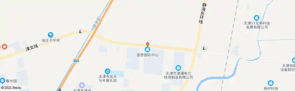 天津逸海庭院_公交站地图_天津公交_妙搜公交查询2025