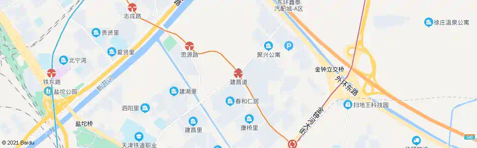 天津建昌道_公交站地图_天津公交_妙搜公交查询2025