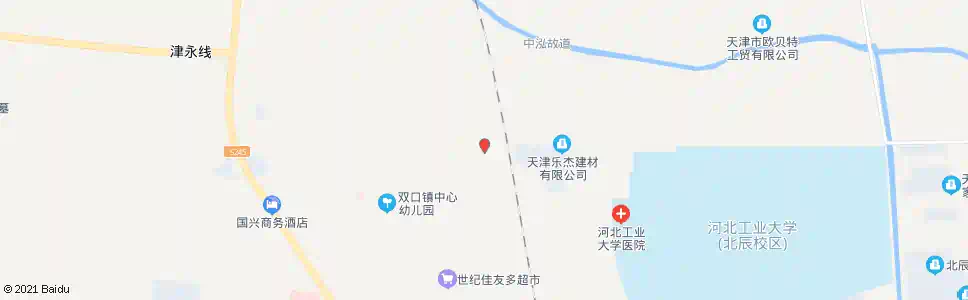 天津双口中学_公交站地图_天津公交_妙搜公交查询2025