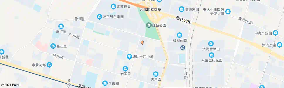 天津中心北里_公交站地图_天津公交_妙搜公交查询2025