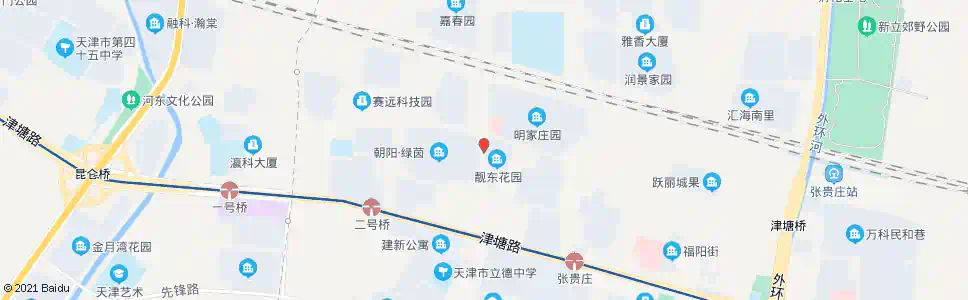 天津怡然庭院_公交站地图_天津公交_妙搜公交查询2025
