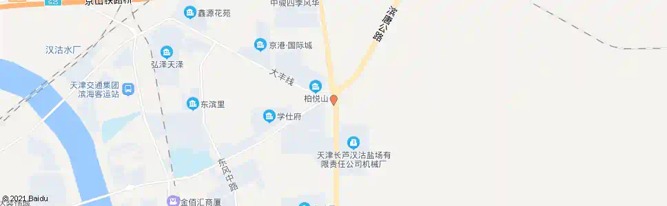 天津滨海新区第二公路处_公交站地图_天津公交_妙搜公交查询2025