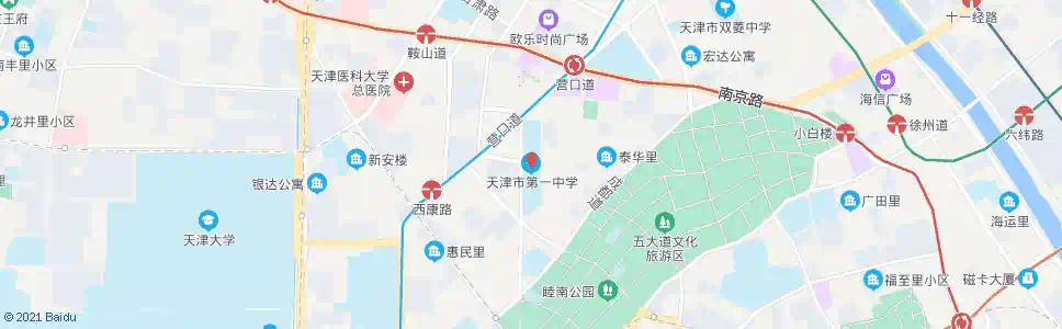 天津县一中_公交站地图_天津公交_妙搜公交查询2025