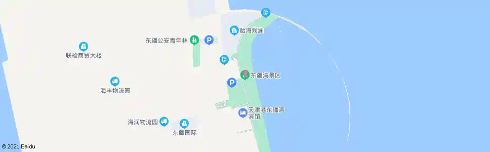 天津东疆湾景区_公交站地图_天津公交_妙搜公交查询2025