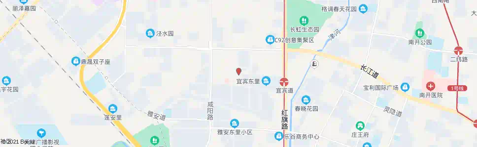 天津宜宾里_公交站地图_天津公交_妙搜公交查询2025