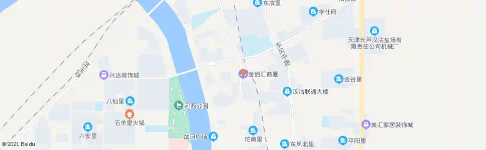 天津金佰汇商厦_公交站地图_天津公交_妙搜公交查询2025