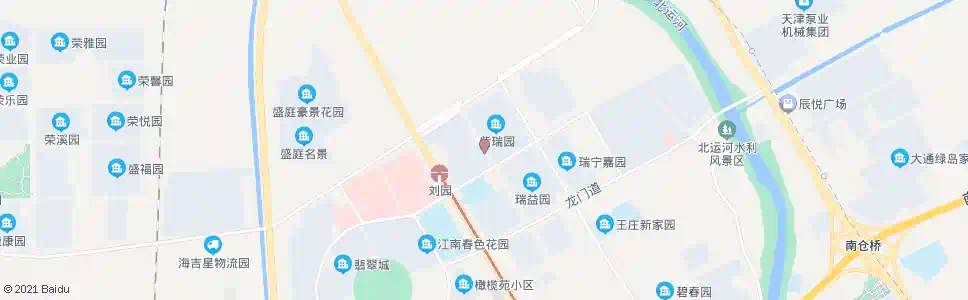 天津紫瑞园西门(辰旺路)_公交站地图_天津公交_妙搜公交查询2025