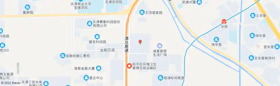 天津红旗农贸市场_公交站地图_天津公交_妙搜公交查询2025