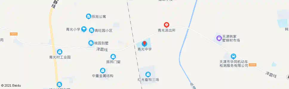 天津青光中学_公交站地图_天津公交_妙搜公交查询2025