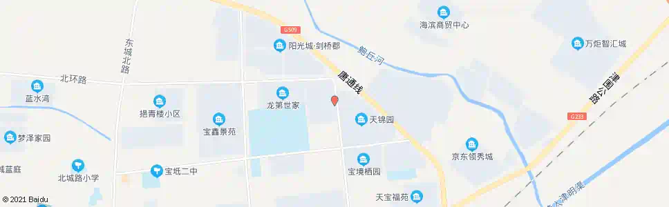 天津中天东门_公交站地图_天津公交_妙搜公交查询2025