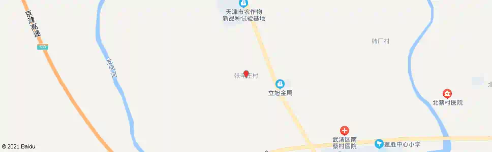 天津张辛庄村西_公交站地图_天津公交_妙搜公交查询2025