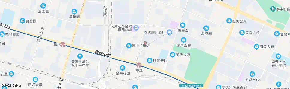 天津泰达有线电视台_公交站地图_天津公交_妙搜公交查询2025