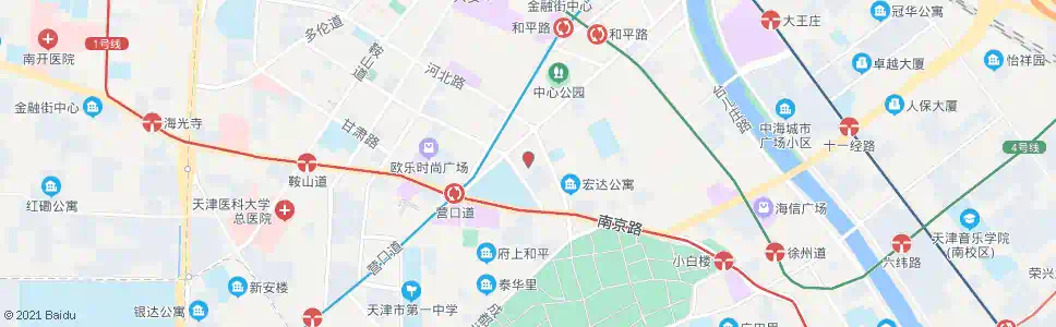 天津崇仁里_公交站地图_天津公交_妙搜公交查询2025