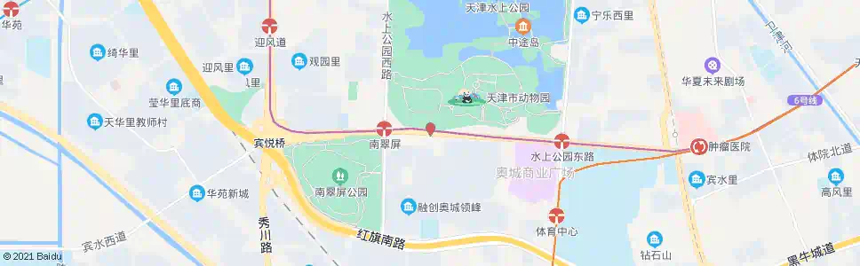 天津水乡花园_公交站地图_天津公交_妙搜公交查询2025