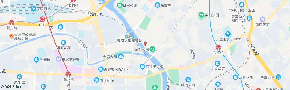 天津世纪天乐_公交站地图_天津公交_妙搜公交查询2025