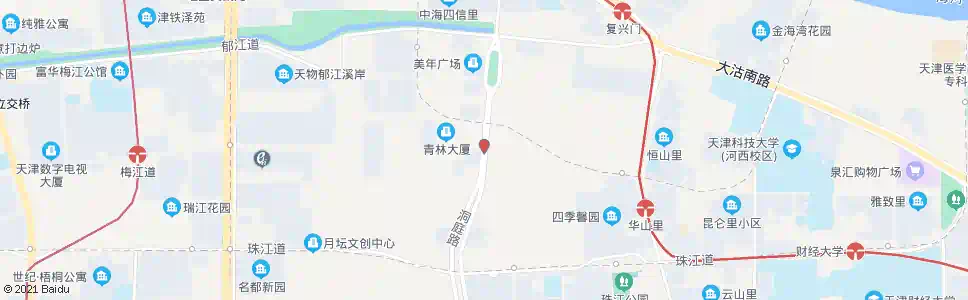 天津河西支队_公交站地图_天津公交_妙搜公交查询2025