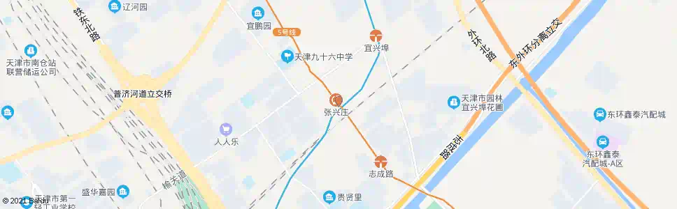 天津张兴庄_公交站地图_天津公交_妙搜公交查询2025