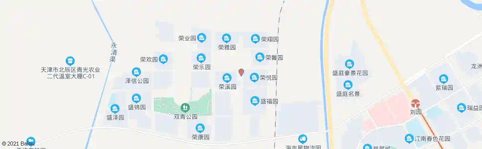 天津荣溪园_公交站地图_天津公交_妙搜公交查询2025