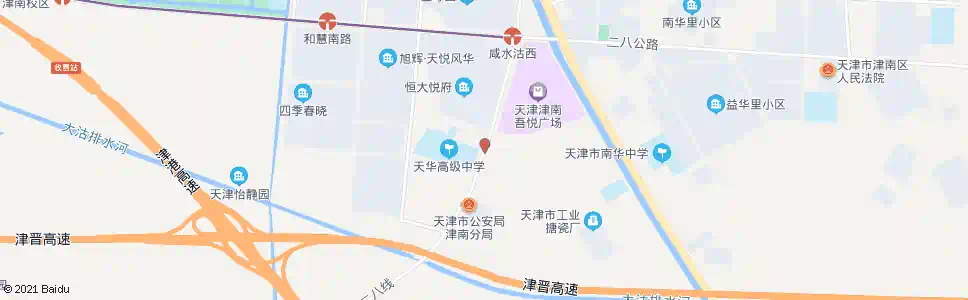天津天华实验中学_公交站地图_天津公交_妙搜公交查询2025