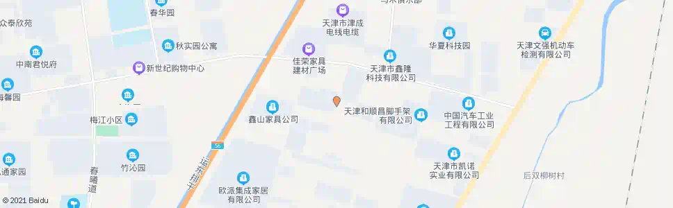 天津宏达机械_公交站地图_天津公交_妙搜公交查询2025