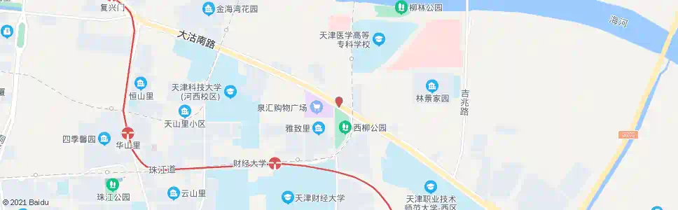 天津灰堆南_公交站地图_天津公交_妙搜公交查询2025