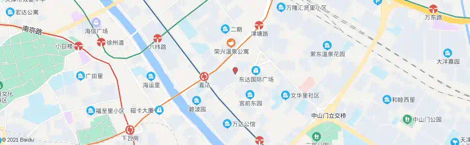 天津大直沽三号路_公交站地图_天津公交_妙搜公交查询2025