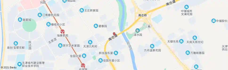 天津浩达公寓_公交站地图_天津公交_妙搜公交查询2025