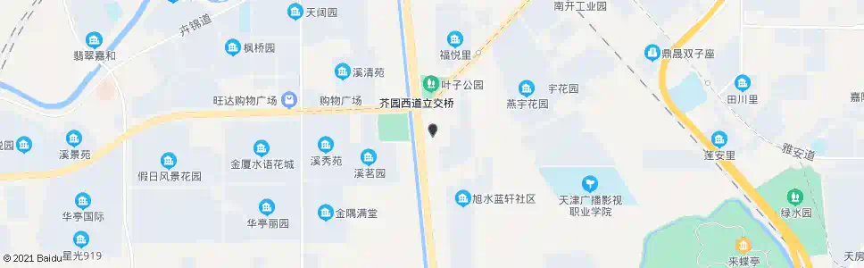 天津外环辅路芥园西道_公交站地图_天津公交_妙搜公交查询2025