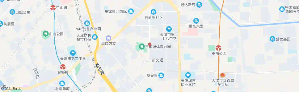 天津宇翠里_公交站地图_天津公交_妙搜公交查询2025